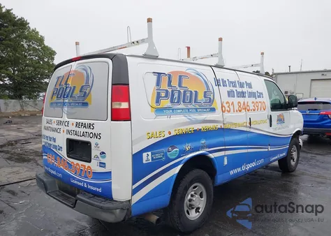 2008 Chevrolet Express Work Van из США, поврежденный, VIN 1GCGG25CX81120404